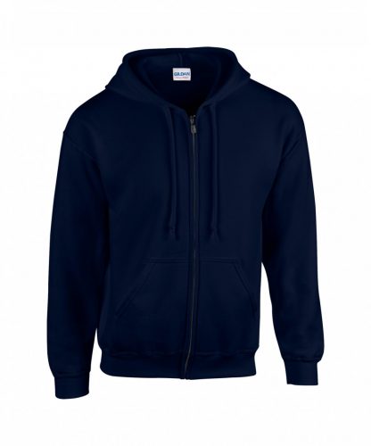 HB Zip Hooded pulóver, sötétkék