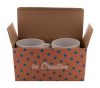 CreaBox Mug Double egyediesíthető dupla bögredoboz, fehér