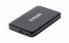 Kustol power bank, fekete