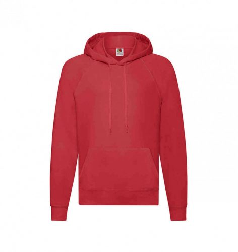 Lightweight Hooded Sweat K gyerek kapucnis pulóver, piros