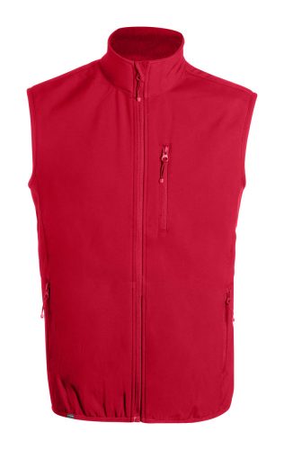 Jandro RPET softshell mellény, piros