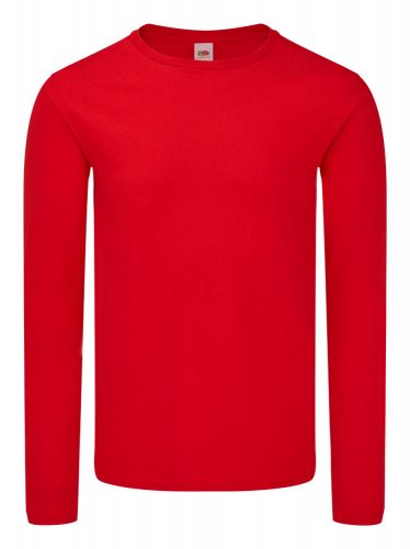 Iconic Long Sleeve hosszúujjú póló, piros