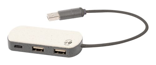 Nylox USB hub, barna