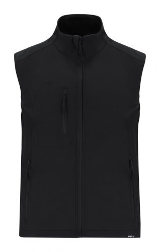 Handricks RPET softshell mellény, fekete