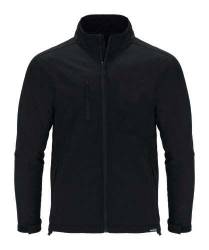 Grifter RPET softshell kabát, fekete