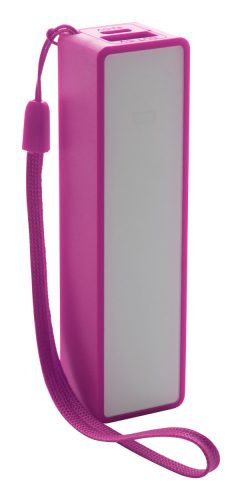 Keox USB power bank, pink