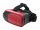 Bercley virtual reality headset, piros