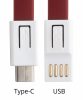 Doffer USB Type-C nyakpánt, piros