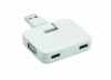 SQUARE-C 4 portos USB hub, fehér