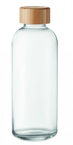 FRISIAN Palack bambuszfedéllel, 650 ml, fa