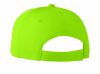 BASIE 6 paneles baseball sapka, lime