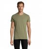 REGENT FIT REGENT F férfi T-Shirt 150g, melírozott khaki