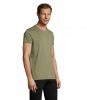 REGENT FIT REGENT F férfi T-Shirt 150g, melírozott khaki