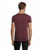 REGENT FIT REGENT F férfi T-Shirt 150g, melírozott sötétbordó