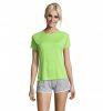 SPORTY WOMEN SPORTY női T-Shirt 140g, neon sárga