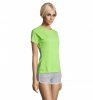 SPORTY WOMEN SPORTY női T-Shirt 140g, neon sárga