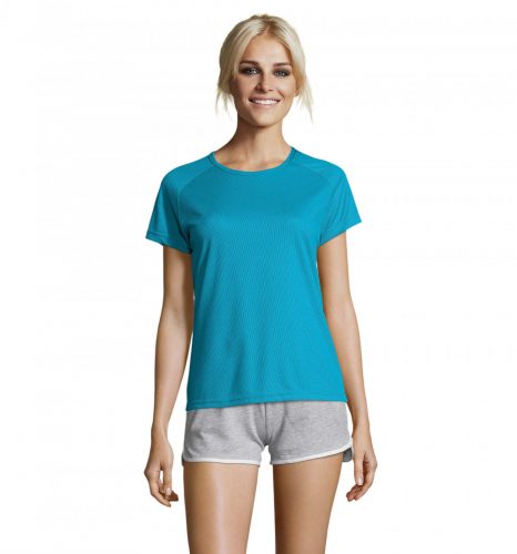 SPORTY WOMEN SPORTY női T-Shirt 140g, kék