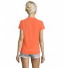 SPORTY WOMEN SPORTY női T-Shirt 140g, neon narancs