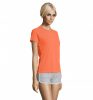 SPORTY WOMEN SPORTY női T-Shirt 140g, neon narancs