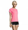 SPORTY WOMEN SPORTY női T-Shirt 140g, neon rózsaszín 2