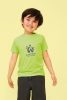 SPORTY KIDS SPORTY gyermek T-Shirt 140g, neon sárga