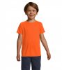 SPORTY KIDS SPORTY gyermek T-Shirt 140g, neon narancs