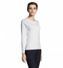 IMPERIAL LSL WOMEN IMPERIAL női h TShirt 190g, fehér