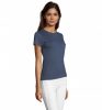 REGENT FIT WOMEN REGENT FIT WOMEN nő TS 150g, melírozott denim